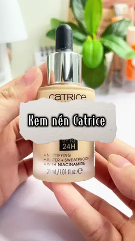 Chiếc nền giá HSSV mà chất lượng đỉnh chóp, nàng nào cũng nên thử 💃🏻💃🏻 #reviewlamdep #xuhuongtiktok #viral #fypシ #makeup #kemnen #catrice #kemnencatrice 