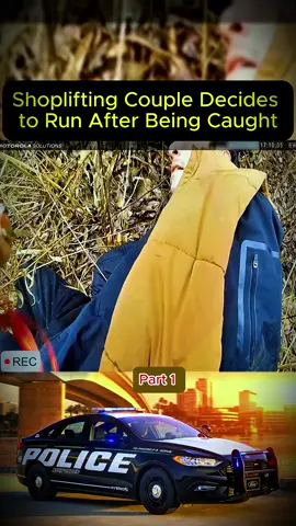 Shoplifting Couple Decides to Run After Being Caught #copsoftiktok #cops #police #bodycam #copsontiktok