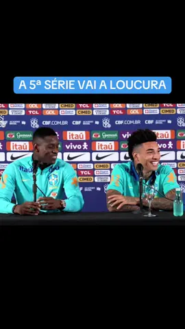 KKKKKKKKKKK que resenha na coletiva do Igor Jesus e do Luiz Henrique 😂 #CanalWamo #seleçãobrasileira #tiktokesportes #botafogo 
