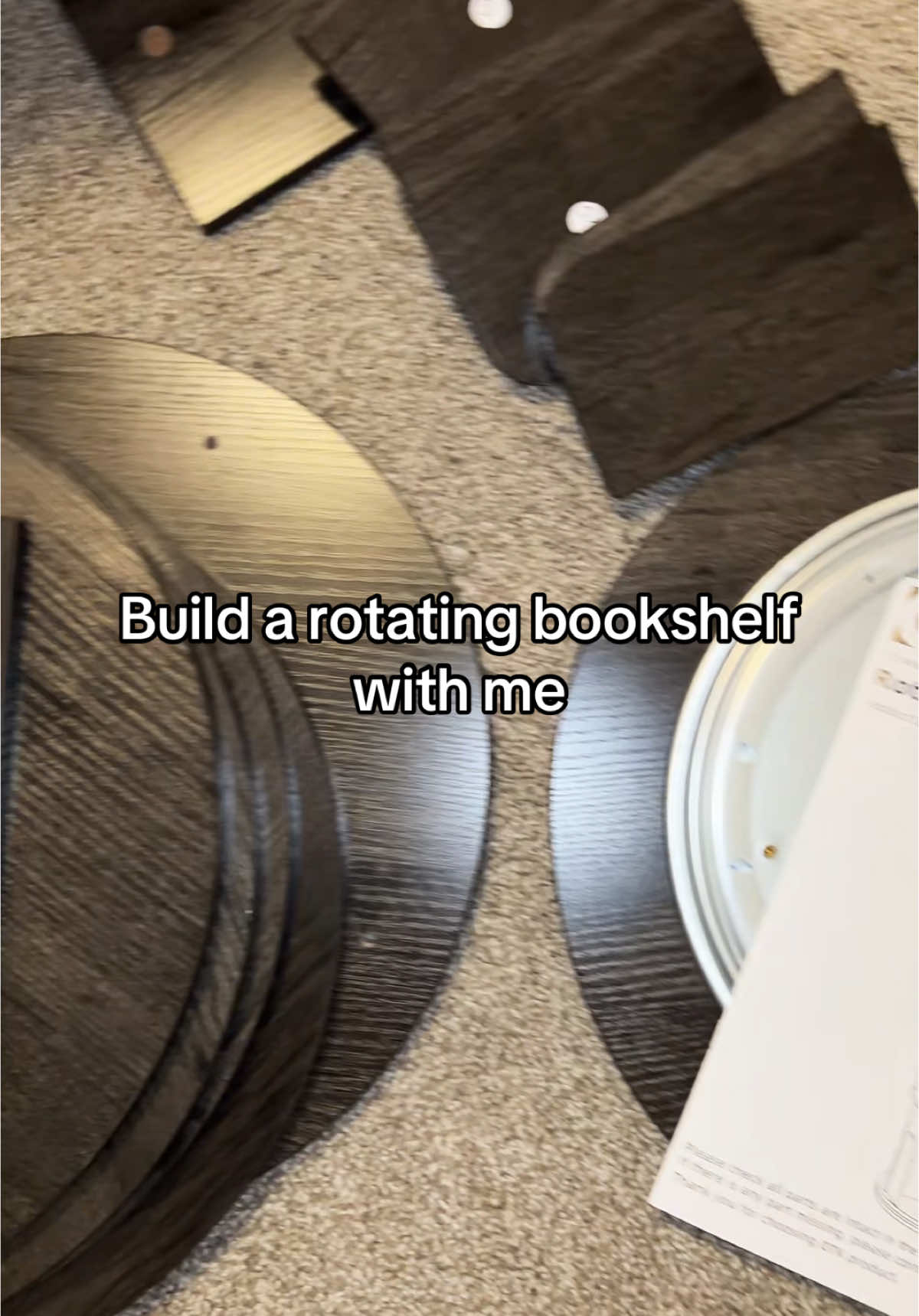 4 hours later I have a rotating bookshelf!! 🤩 #fyp #bookshelf #rotatingbookshelf #BookTok 