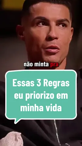 Essas 3 regras eu priorizo em minha vida com toda certeza… (voz e narração geradas com ia) #reflexaododia #sucesso  #motivacao #vida #cr7fans 