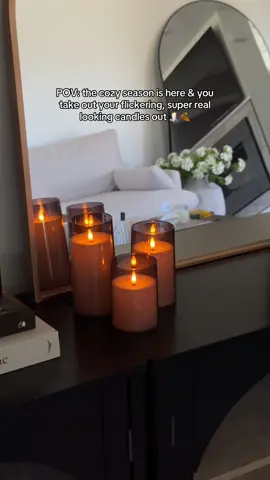 These set the mood so good 🤌🕯️ Obsessed & its a need 🍂👀 #flickeringcandle #flickeringcandles #candles #candle #batteryopperatedcandles #batteryopperated #homedecor #holidayhomedecor #cozyfall #cozyfallvibes #homecandles #tiktokshopblackfriday #tiktokshopcybermonday #tiktokshopholidayhaul #falldealsforyou #tiktokshopfallsale #tiktokshopviral #CapCut 