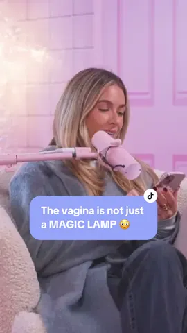 The vagina is not just a MAGIC LAMP 😳 #thegirlsbathroom #girltalk #thegirlsbathroompodcast #podcastclips 