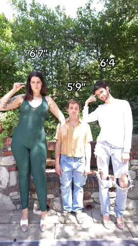 Now providing Short King security detail 🚨 #tallgirl #fyp #height #shortking #security #heightdifference #heightcomparison #funny #heels #brunette #reveal 