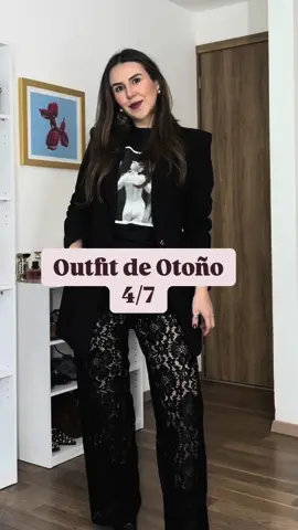 Día 4/7 de inspiración de looks para Otoño, este look aplica para un plan un poco más arreglado, qué les parece? Se atreven a usar lace pants? Las leo. . .  .  #lacepants #style #trend #autumn #looksdeotoño #zara #OOTD #ootdfashion