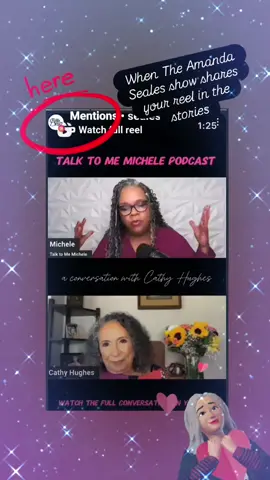 How my toes curled when I saw this. Shout out to the Amanda Seales show 💗💗 #SubscribeToday #NewEpisodeAlert #YouTubePodcasts #SpotifyPodcasts #PodcastCommunity #realtalk #TalkToMeMichele 