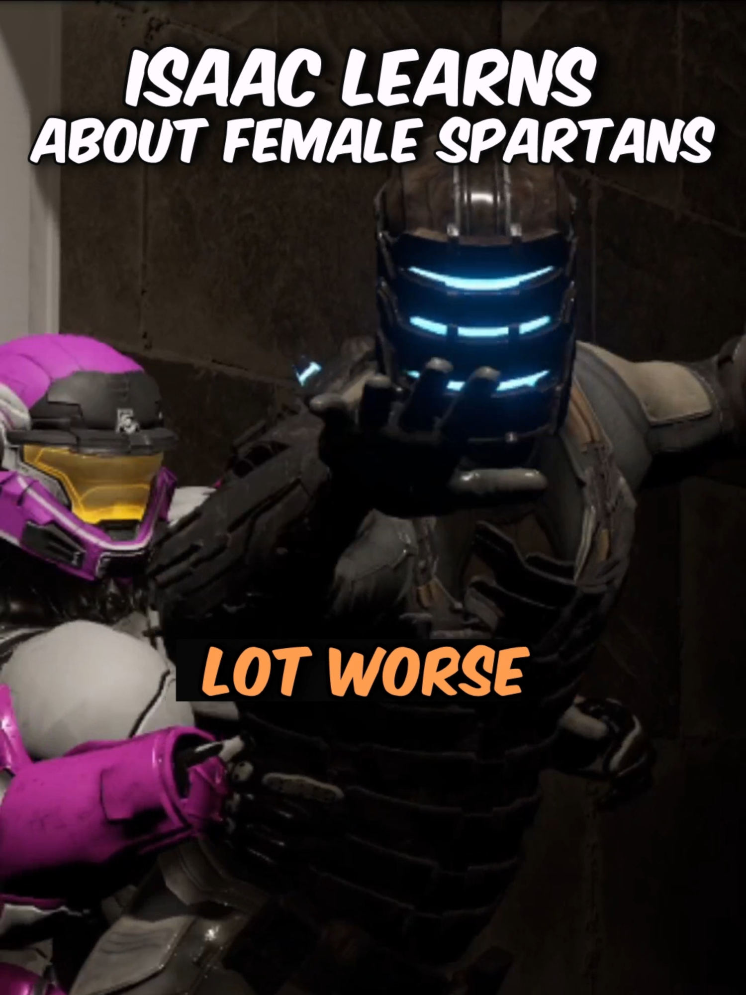 Isaac learns a hard lesson... #Halo #spartans #gaming #deadspace