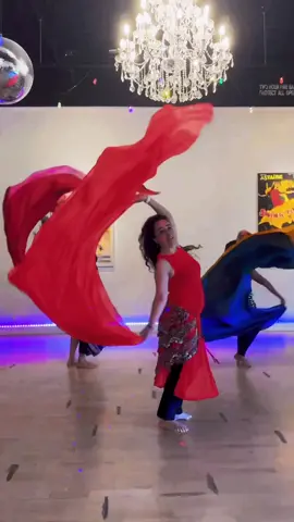 A little veil work #bellydance #bellydancer #orlando #bellydanceclass 
