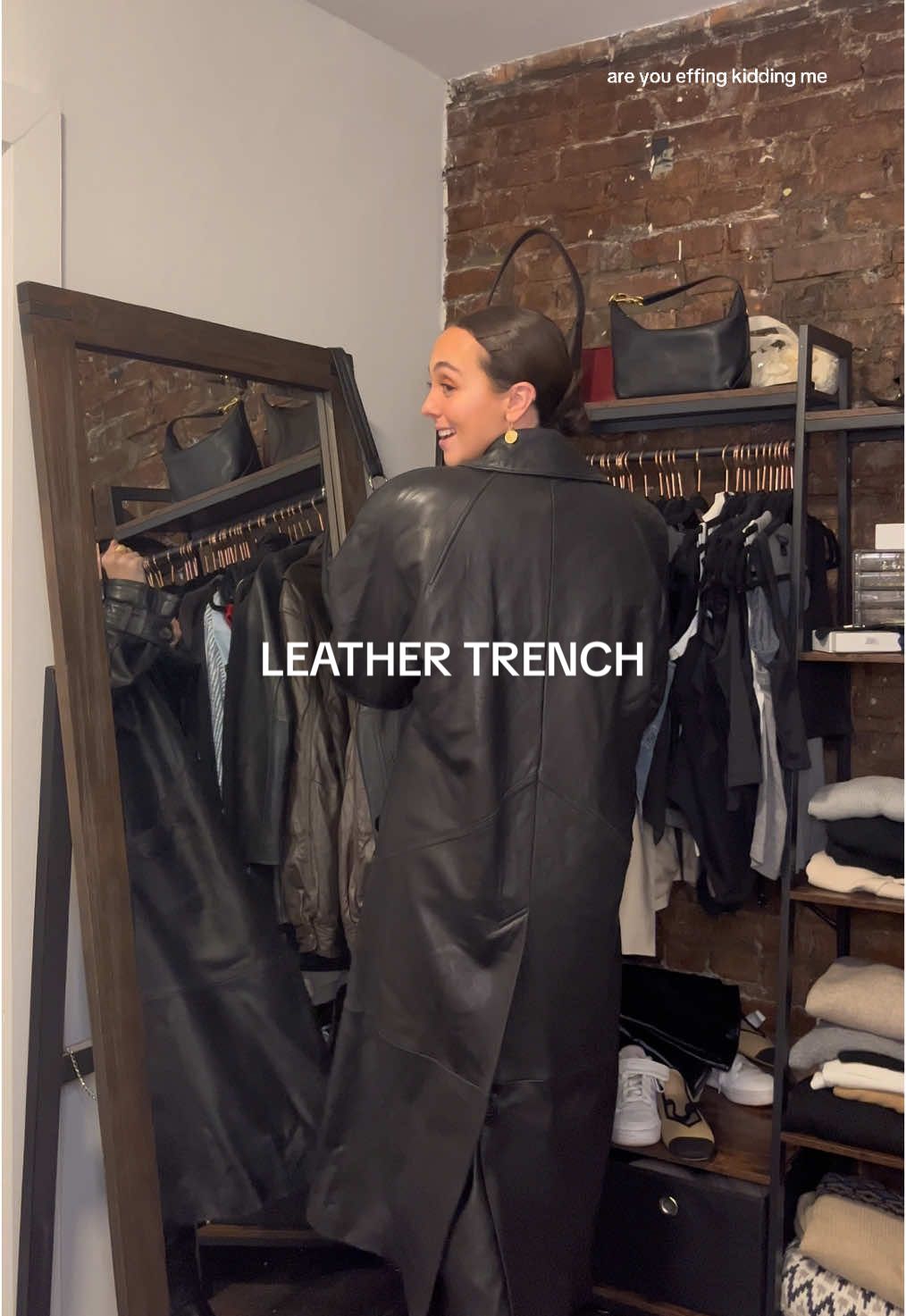 This flea market find gave me more adrenaline than drugs  #thrifting #fleamarket #vintage #vintagefashion #thrifthaul #thriftfinds #fleamarketfinds #nycfashion #newyorkfashion #trenchcoats #fallfashion #fallstyle #fallcoats 