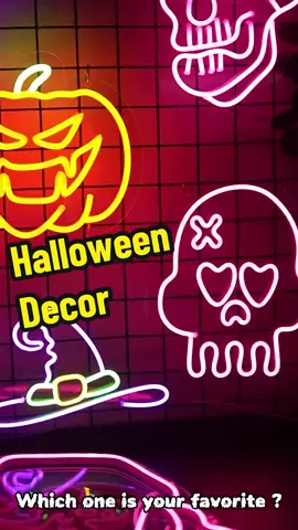 Obsessed with Halloween lights😍😍😍Any you like?#shophalloween #falldealsforyou #led #neonsign #ledlights #homedecor #halloweendecor #ShineDecor #cozycountdown #neonlights 