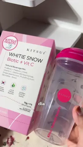 Let’s achieve healthier and glowing skin together✨✨ #kitsui #kitsuimalaysia #halal #whitiesnow #probiotics 