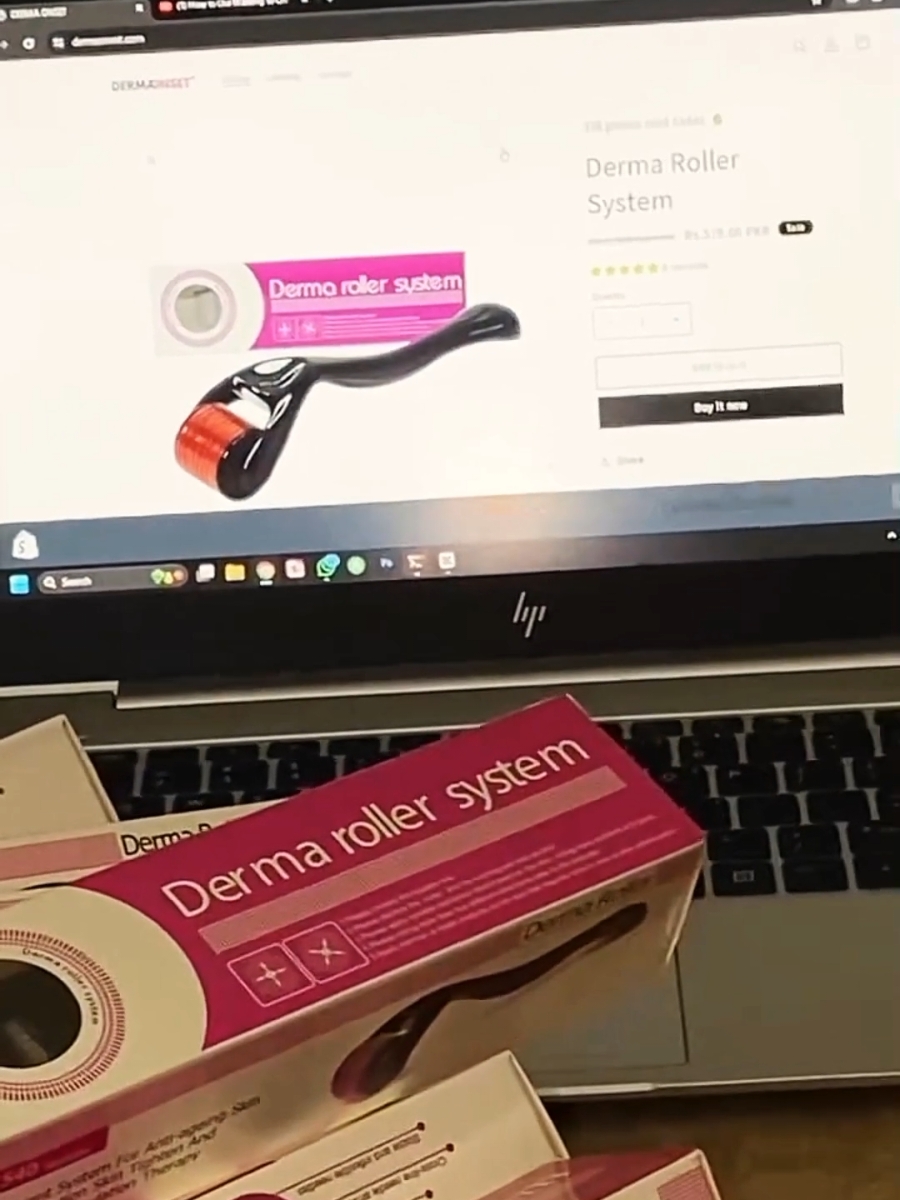 Derma Roller With 50% OFF . Contact On WhatsApp 👉 03206904860