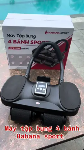Máy tập bụng 4 bánh xịn xò, tập luyện ngay tại nhà #conlantapbungtroluc #habanasport 