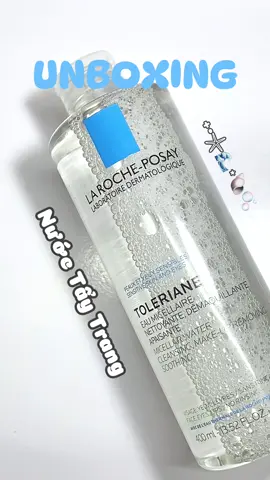 Em này được chị HaLinh cho 9,5đ là biết ẻm xịn cỡ nào r á #xuhuong #unboxing #review #larocheposay #nuoctaytrang 