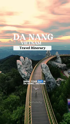 Complet guide to Da Nang, Vietnam for a day travel! Make the most of it for your short stay in Da Nang Vietnam! Follow @wildtravelsanctuary for more asian travel tips #DaNang #DaNangvietnam #visitDanang #goldenbridgevietnam #goldenbridge #banahills #visitbanahills #goldenbridgebanahills #visitdanang #visitvietnam #vietnamtravelguide #vietnamtravel #vietnamtraveltips #bunmam #dragonbridge #dragonbridgedanang  #Danangbeach  What would you like to visit in Da Nang Vietnam?