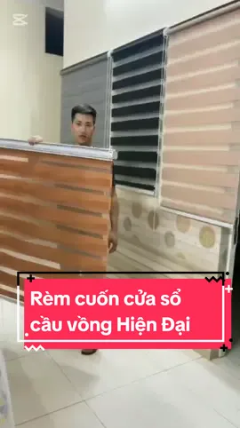 Rèm cuốn cửa sổ cầu vồng thiết kế Hiện Đại phù hợp với mọi không gian phòng #remcuon #remcuonchongnang 
