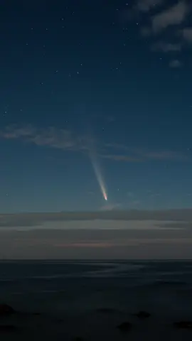 初めて見た彗星 映画のようだった #紫金山アトラス彗星 #アトラス彗星 #君の名は