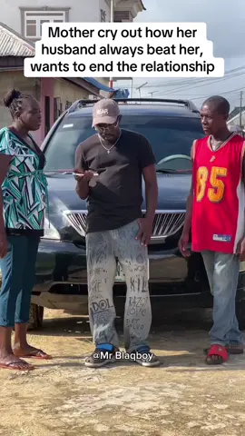 Mother cry out how her husband always beat her, wants to end the relationship