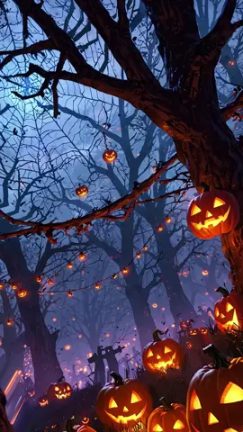Embrace the spooky season with mystical vibes! 🍂✨ Let this eerie Halloween scene remind you that even in the darkest moments, there's always a light to guide you. Stay strong, stay inspired! 🌕🎃 #HalloweenMagic #AnimeLiveWallpaper #HalloweenVibes #SpookyAesthetic #StayStrong #FallFeels #MysticalMood #AutumnMagic #EncourageYourself #FogAndLanterns #JackOLanternLove