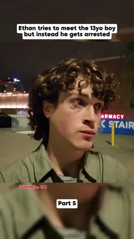 Part 5 | Ethan tries to meet the 13 year old boy but instead he gets arrested   #fyp #cops #caught #crime#preds #usa #viral_video