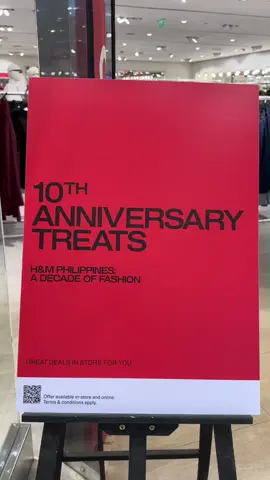 10th Anniv H&M Sale 😉 Run before it runs out  #fyp #sale #hm10thanniversary #10thanniversary #hmphilippines #shopping #shoppinghaul #decadeoffashion #fashion 