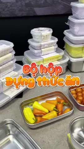 Hộp đựng thức ăn chất liệu inox 304, an toàn cho sức khoẻ #hopdungthucan #giadung 
