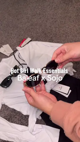 My go to outfit for any Hot Girl Walk✨  @baleafsport X @sojosvision  #activewear #amazonfinds #spandex #sportsbra #sunglasses #spfclothing #musthave #baleafshop #baleafsports 
