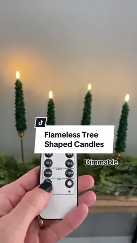 Beautifully festive tree shaped flameless tapers✨ #christmasdecor #candles #flamelesscandle #tapers #christmascandle #taper #christmasdecorations #christmastree #blackfriday #blackfridaydeals 