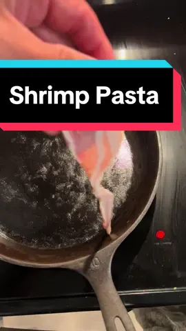 One pan recipes like this one make weight gain easier.  This shrimp pasta can easily be doubled/tripled so you have dinner for the next few days.  Packing on muscle doesn’t need to be hard- you just need to know what to make. I can help.  #bulkingseason #proteinrecipe #bulkseason 