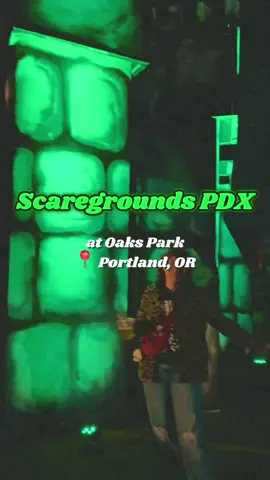 our first haunt in portland!! scaregrounds has 3 mazes, a scare zone, and obv a full-on amusement park.  #portland #portlandoregon #halloween #spookyseason #pdx #horror 