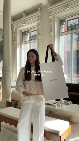 Unboxing a surprise gift from the YSL team, thank you so much @SAINT LAURENT 🥹🫶🏼 #unboxing #luxuryunboxing #saintlaurent #ysl #yvessaintlaurent #fashion #luxuryshopping #luxurybag #shoppinghaul #bagunboxing #calypsobag #thecalypso 