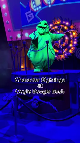 Rare characters at Oogie Boogie Bash! #oogieboogiebash #disney 