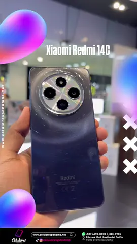 Xiaomi Redmi 14C de 256GB + 4GBram a solo $124.99 dolares. 1 año de garantia con Xiaomi +Regalia por la compra🎉 #celularespanama #Panama #paratii #xiaomi 
