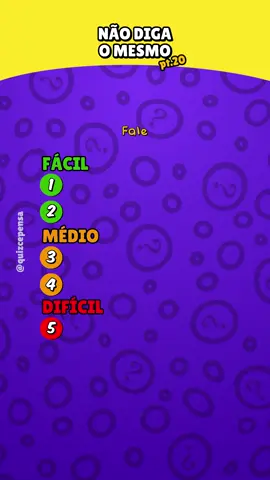 Tente não dizer o mesmo que eu.  #quiz #naofaleomesmoqueeu #diversaotiktok #perguntas #AprendeEnTikTok 