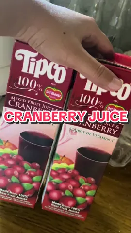 Ang daming good benefits nitong cranberry juice :)