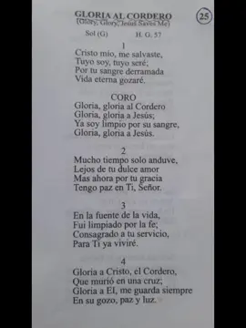 HIMNO PGNA 25 GLORIA AL CORDERO  #Dios #Jesús #tiktokmusica #jehovaesmipastor #diosesgrande #himnocristianos #parati #videoscortos #videosvirales #diospoderoso #graciadedios 