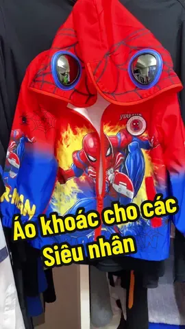 Áo khoác gió siêu nhân có đèn, áo khoác bé trai #aokhoacbetrai #aobetrai #aokhoacgio #sieunhannhen 