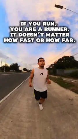 If you run, you are a runner. It doesn’t matter how fast or how far  #runningcommunity   #Running   #jogging 