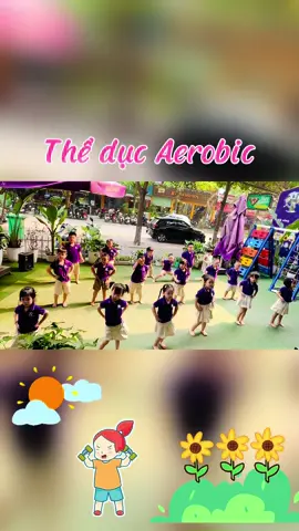 Thể dục thể thao nâng cao sức khoẻ -Thể dục Aerobic 💪💪💪 #mamnonsasuke  #theduc #aerobic #edit #video #viral #nhachaymoingay #xh #thu #thuthach #lophocvuinhon #hot #trending #song #stem #vilarvideo #giaovienmamnon #suckhoe #thethaomoingay 