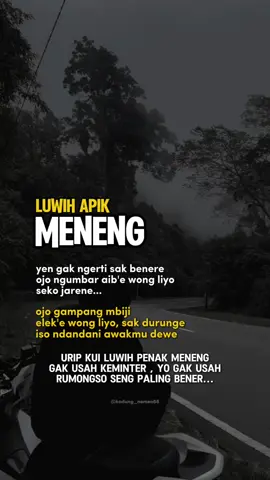 #CapCut luwih apik meneng..#storywa #storyjowo #fyp #storywakadungnemen88 