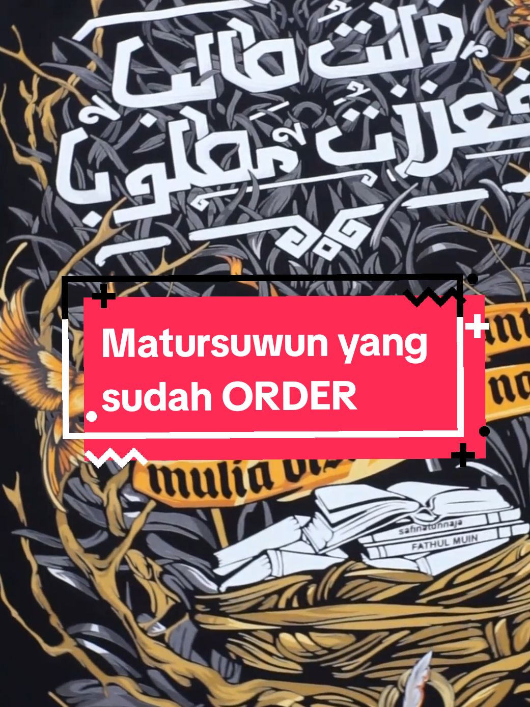 Matursuwun kang Anam Musthofa order hari ini langsung kami kirim hari ini jugaaa 🔥 #santri #santripondok #santriindonesia #santrikeren #santriputri #santriwati #santrisalafi #santrilirboyo #santriploso #santrinusantara #santripusat #nderekpusat #dekenganepusat #stnyell #gusiqdam #guskautsar #alfalahploso #kyai #radensantri #kaos #kaossantri #distrosantri #unboxing #packaging #unboxingvideo #packagingorders 