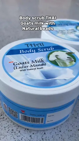 Body scrub thai goat milk‼️ #bodyscrub #lulur #lulurviraltiktok #lulur #perontokdaki #produkviral #bodycare #promoguncang1010  #promoguncang1010  #BeliLokal #belilokal 