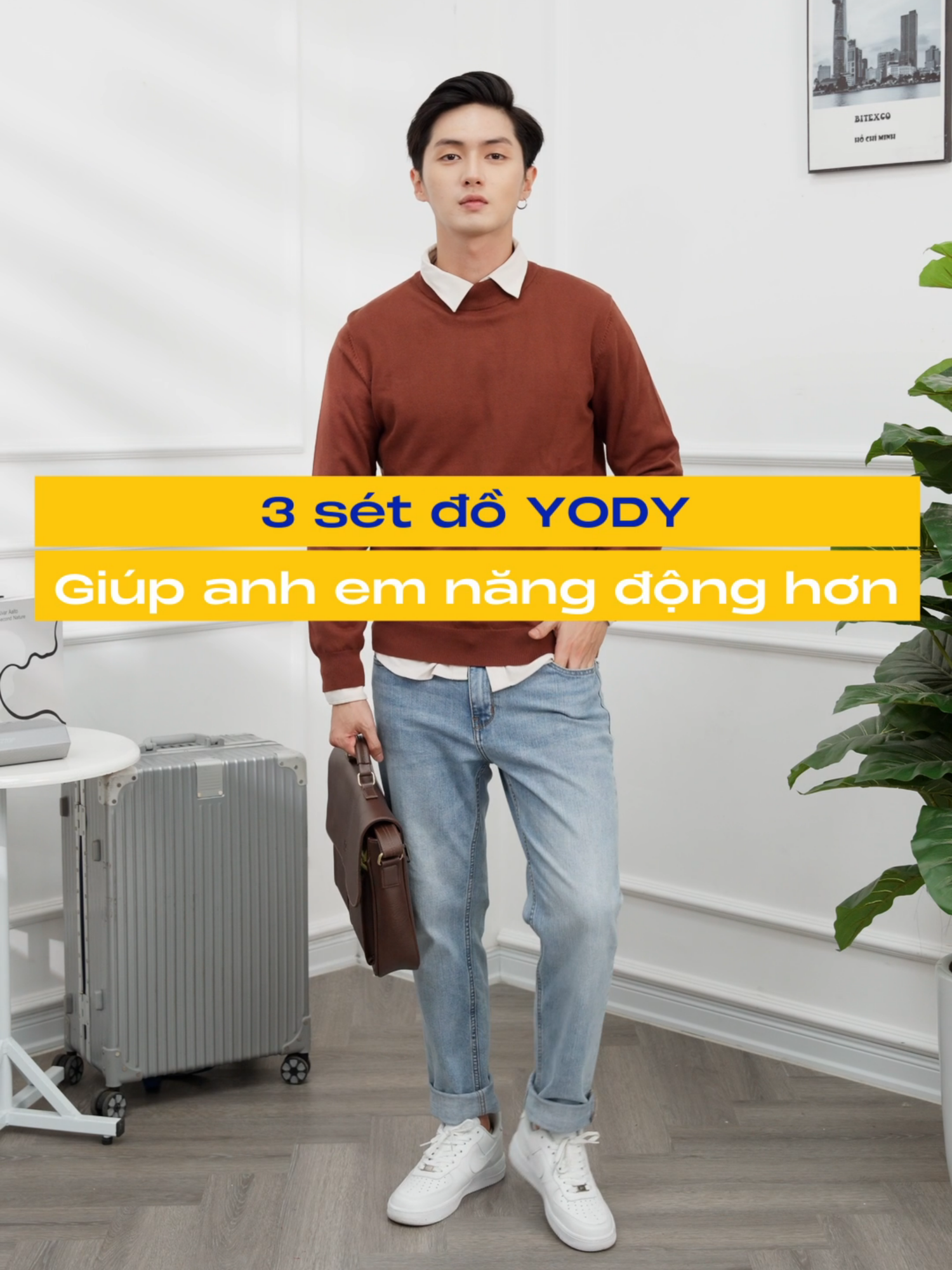 3 set đồ giúp anh em năng động hơn #YODY #YODYEverydayWear #Tutin #Thoaimai #Lookgood #Feelgood #Tudo #Chuyendong