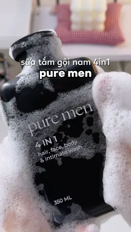 sữa tắm gội nam 4in1 Pure Men #puremen #suatamnam #tamgoi4in1 #unboxing #viral #xuhuong #fyp 