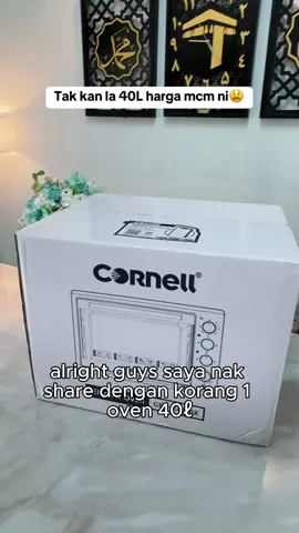 Cornell CEO-E4010X 40L oven professional for cakes，pizza，roast chicken new store with amazing price only valid for few days！ click link and no hesitation to take it home! #cornell #oven #cornelloven  #tiktokmademebuyit 