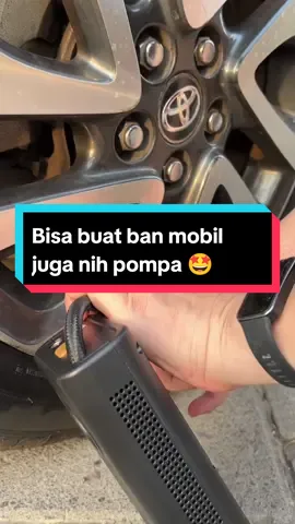 Membalas @ajiwicksn Tenang bisa juga kok buat mobil 👍 #pompa #pompangin #pompaportable 