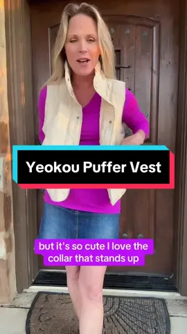 @Yeokou #puffervest #fallfashion #fashion #TiktokShopBlackFriday #TiktokShopCyberMonday #TikTokShopHolidayHaul #FallDealsForYou #SeasonalEssentials #cozyhomecountdown  #TreasureFinds 
