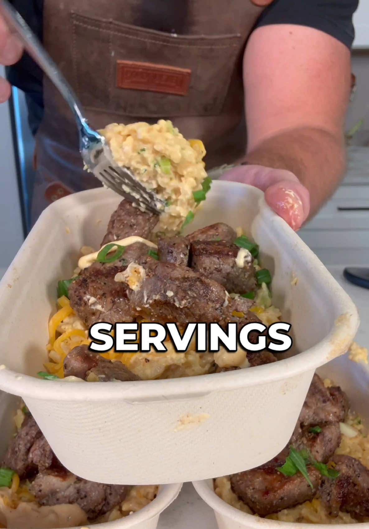 ✅ Garlic Steak Bites w/cheesy Cajun and Broccoli Orzo ✅ this one was absolutely delicious shred fam! I hope you enjoy it as much as I did and will all week! If you need high protein low calorie meals that taste great… I got you!! 😉  Macros: 550 cals, 61g protein, 46 carbs, 15 fat  Makes 6 servings  Ingredients * 300g fat-free cottage cheese * Cajun seasoning (to taste) * Garlic seasoning (to taste) * Minced garlic (to taste) * 140g reduced-fat cheddar cheese * 32oz sirloin steak * 1 cup broccoli (fresh or frozen) * 50ml fat-free Fairlife milk * 7 servings orzo protein rice from Barilla  Instructions 1. Prepare the Steak: Season the sirloin steak with Cajun seasoning, garlic seasoning, and minced garlic. Let it marinate for at least 30 minutes. 2. Cook the Orzo/Rice: In a pot, cook the orzo or rice according to package instructions. Add the broccoli during the last 3-4 minutes of cooking. Drain and set aside. 3. Make the Cheese Sauce: In a blender, combine the fat-free cottage cheese, reduced-fat cheddar, fat-free milk, and a pinch of Cajun seasoning. Blend until smooth and creamy. 4. Grill the Steak: Preheat your grill to medium-high. Grill the marinated steak for about 4-5 minutes per side, or until it reaches your desired doneness. Remove from the grill and let it rest for a few minutes before slicing into bite-sized pieces. 5. Combine Orzo and Sauce: In the pot you used for the orzo/rice, add the cheese sauce and stir until well combined. Heat gently if necessary. 6. Add Steak: Gently fold in the grilled steak bites into the cheesy orzo mixture, ensuring everything is evenly coated. 7. Serve and Portion: Divide the dish into 6 servings and plate them. Enjoy!