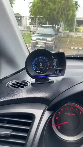 New Model P6 OBD2+GPS Dual System Head Up Display HUD Smart Gauge Digital Obd2 Meter Car Speedometer  Product Function OBD mode: 1 ,information display:   vehicle speed, water temperature, voltage, fuel consumption, RPM, single mileage, total cumulative mileage, travel time, system time, intake pressure, oil temperature, air-fuel ratio, turbine pressure, intake pressure, acceleration test, brake test, read data stream. 2,Alarm: Overspeed alarm, Speed alarm, High water temperature alarm, Low voltage alarm, Engine fault alarm, Clear fault code, Free switching between kilometer and miles, KM/h & MPH Switch freely, °C & ℉  switch freely. GPS mode  information display:  speed, travel time, satellite time, altitude, number of satellites, driving direction, single mileage, voltage, acceleration test, brake test. Alarm: Overspeed alarm, Low voltage alarm, Free switching between kilometer and miles. Product Highlights   1: OBD + GPS dual system, can be suitable for all cars. 2: Two installation methods: 1) put on dashboard, 2) stick to windshield 3: The bracket can be rotated in all directions to adjust the visual angle and height.  5: Speed Unit KM/H & MPH Switch freely: Turbine pressure: PSI and KPA switch freely. Fuel consumption units KM/L and L/100km 6: The first HUD to show all data of OBD+GPS dual mode, no need to switch working system if OBD2 protocol is compatible 7: Add AMBIENT LIGHT:  the default color is in Blue When there is an alarm,change to red and flashing (remains the brightest) to Remind the driver 8: Model design and High quality: New tooling design, driver can see the clock all the time 9: 9 kinds of different interface, you can choose any display interface you prefer. 10: Accept customization with different MOW Limit: Add Start-up Screen with your logo; Customize Package; Add new functions and display interfaces... NOTICE 1. If set speed unit to KM/H, the water temperature unit will automatically be ℃, driving distance unit will automatically be KM, fuel conusmption unit will automatically be L/100 KM If set speed unit to MPH, the water temperature unit will automatically be ℉, driving distance unit will automatically be Mile, fuel conusmption unit will automatically be MPG.  2. The default display is in OBD2+GPS dual mode at the same time, but if the car don't have OBD2 protocol or the OBD2 protocol is incompatible, then it will only show GPS function.  Package List: • Smart HUD Gauge P6 • OBD connecting cable • Velcro sticker • Operating instructions #carsoftiktok #obd2 #obd #fyp #foryou #hondacitygm2 #honda #foryourpage #caraccessories 