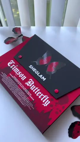 Crimson Butterfly @SHEGLAM ✨🦋 #SHEGLAM #CrimsonButterfly #HalloweenMakeup  #SHEGLAMcollection #SHEGLAMCrimsonButterfly #SHEGLAMhalloween #HalloweenMakeup #sheglamunboxing #maquillaje #sheglamreview 
